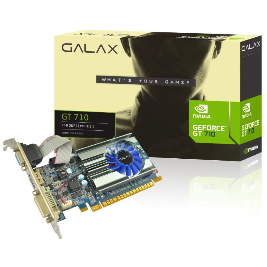 GALAX GeForce GT 710 2GB DDR3 Graphics Card